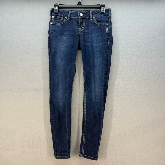 Silver Jean Co Denim - Silver Jean Co Jeans Women's W26 L29 (2) Blue November Jegging Skinny Normcore